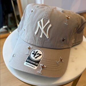 47 Brand Beige NY Embroidered Cap